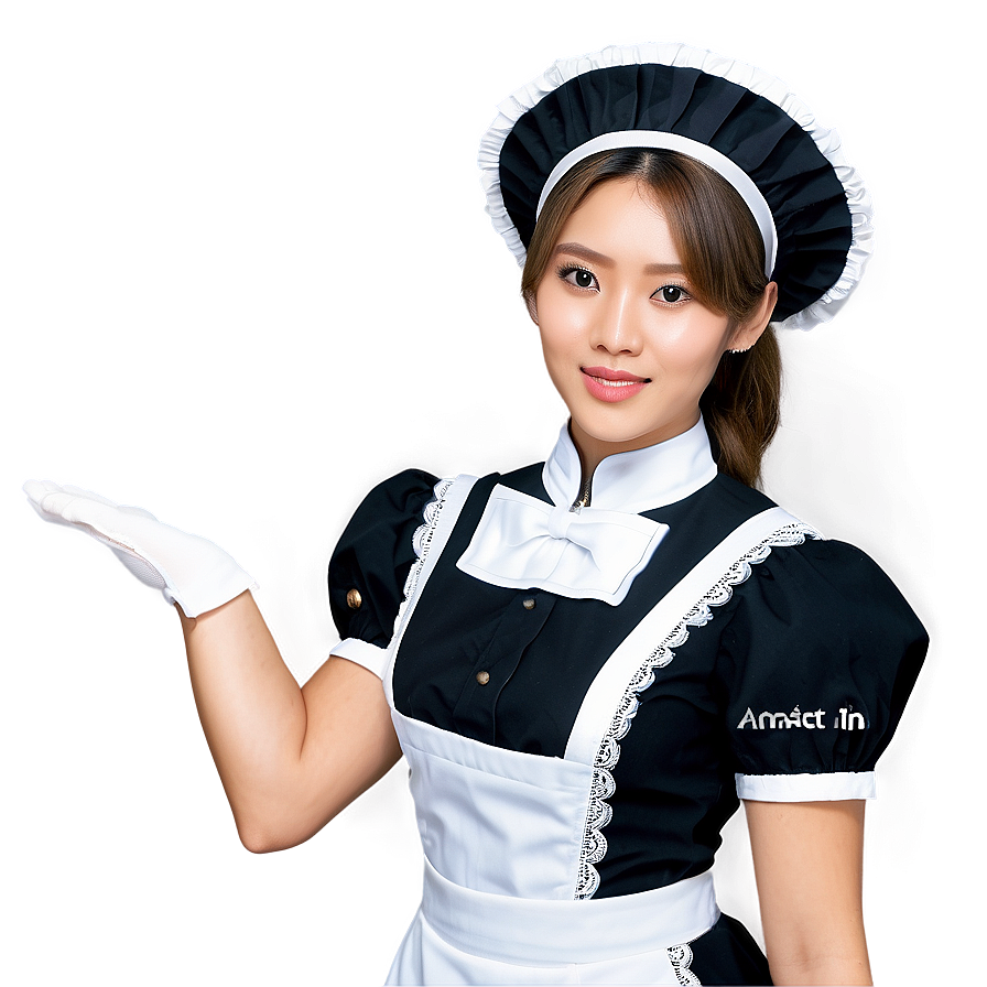 Realistic Maid Hat Representation Png 65 PNG image