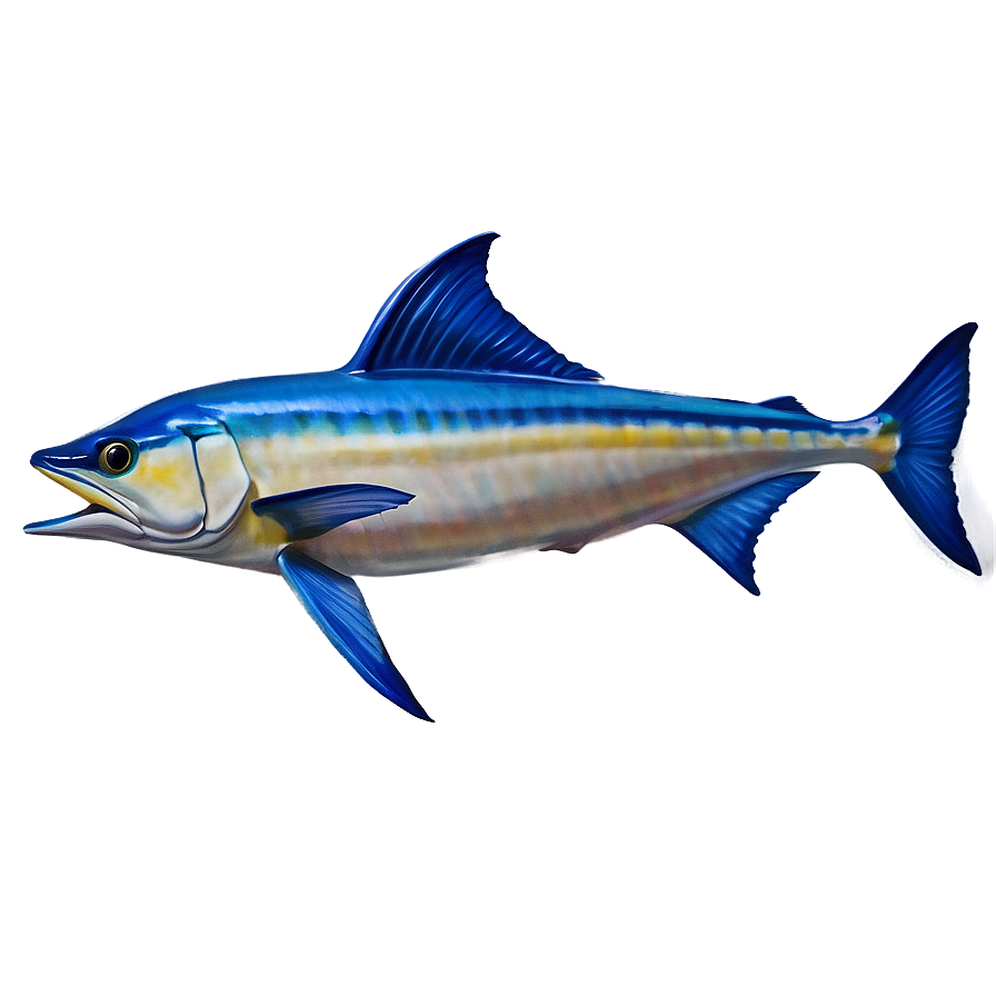 Realistic Marlin Drawing Png 24 PNG image