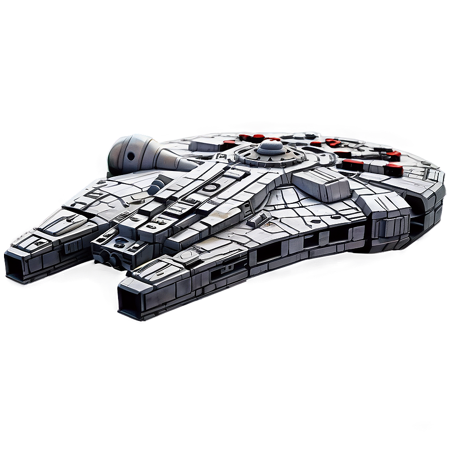 Realistic Millennium Falcon Png 06122024 PNG image