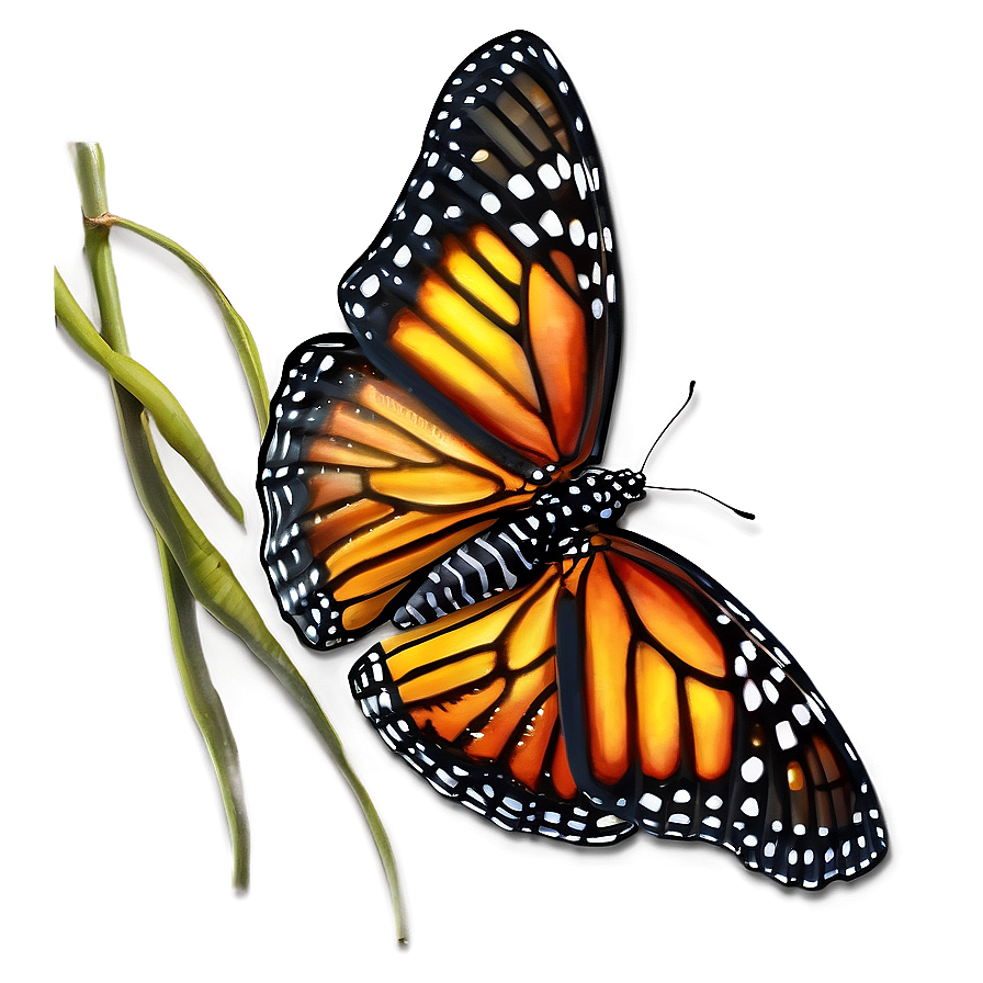 Realistic Monarch Butterfly Png Luv93 PNG image