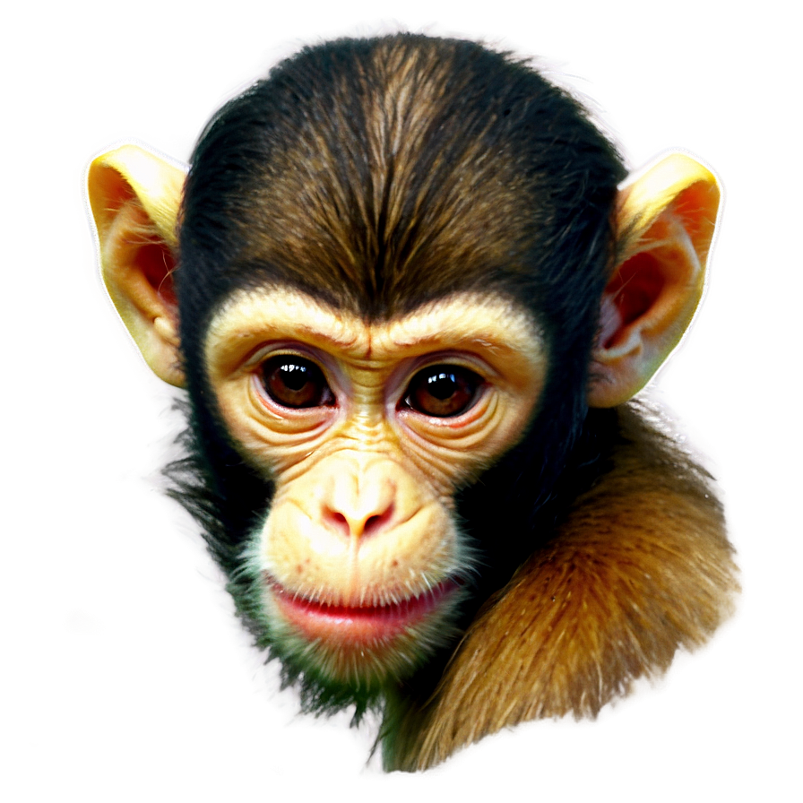 Realistic Monkey Face Png 06272024 PNG image