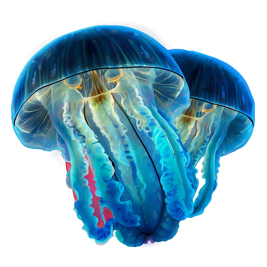 Realistic Moon Jellyfish Design Png Fao18 PNG image