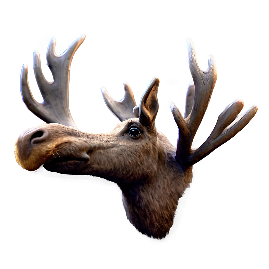 Realistic Moose Drawing Png 05242024 PNG image