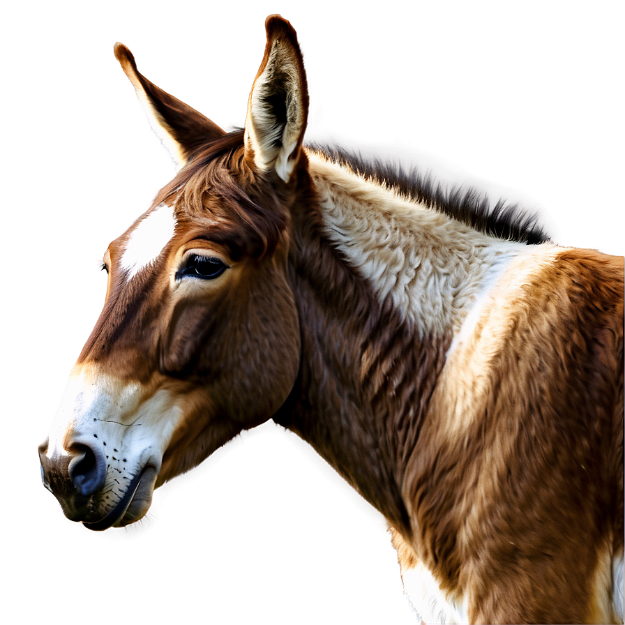 Realistic Mule Artwork Png Crp PNG image