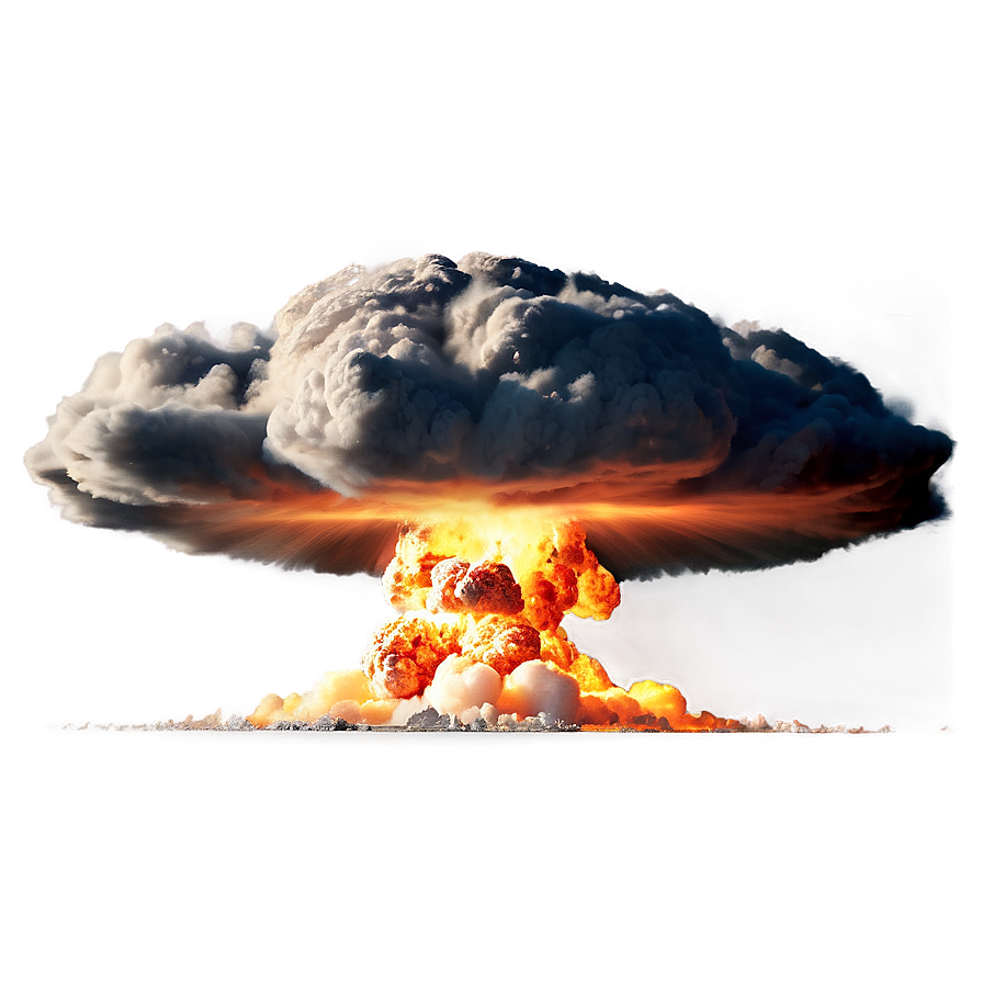 Realistic Nuclear Bomb Explosion Png 05252024 PNG image