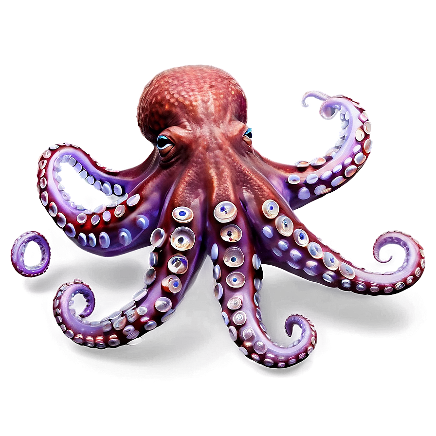 Realistic Octopus Art Png 05062024 PNG image