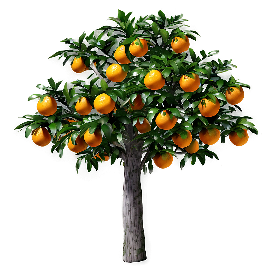 Realistic Orange Tree Png 06132024 PNG image