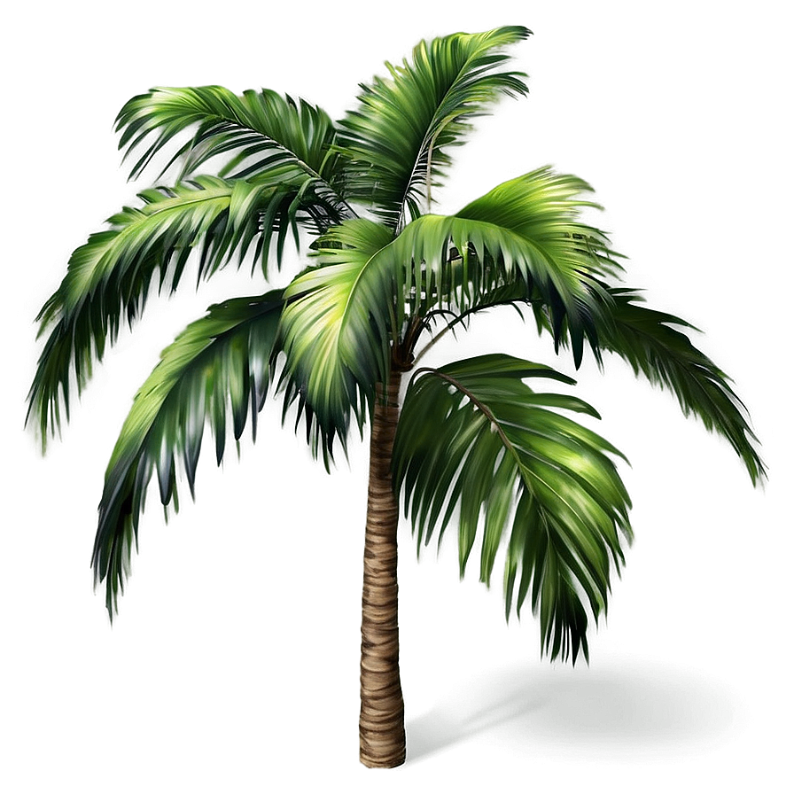 Realistic Palm Leaves Png Tem PNG image