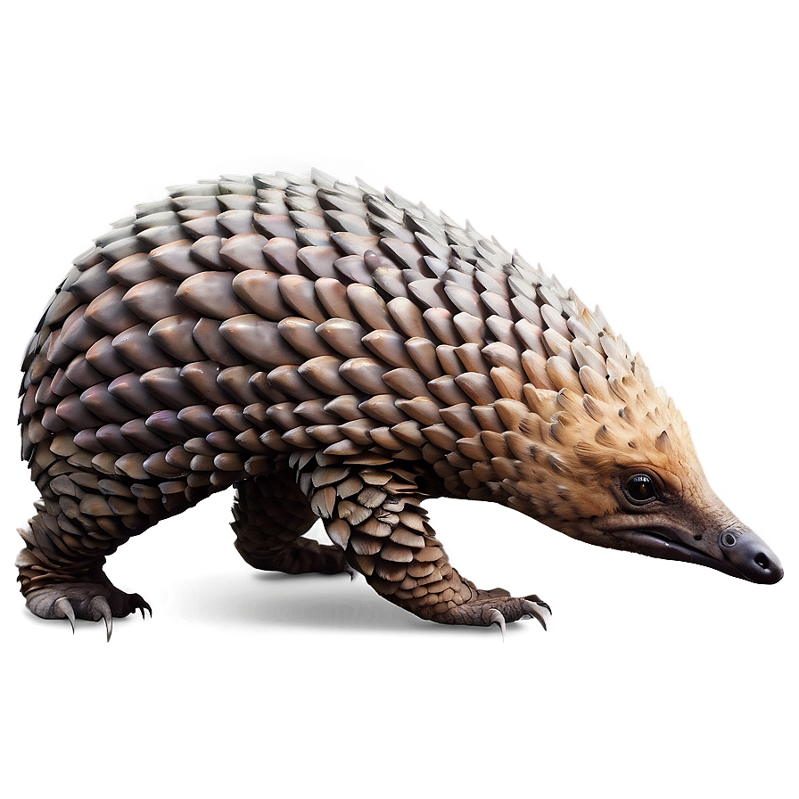 Realistic Pangolin Illustration Png 06212024 PNG image