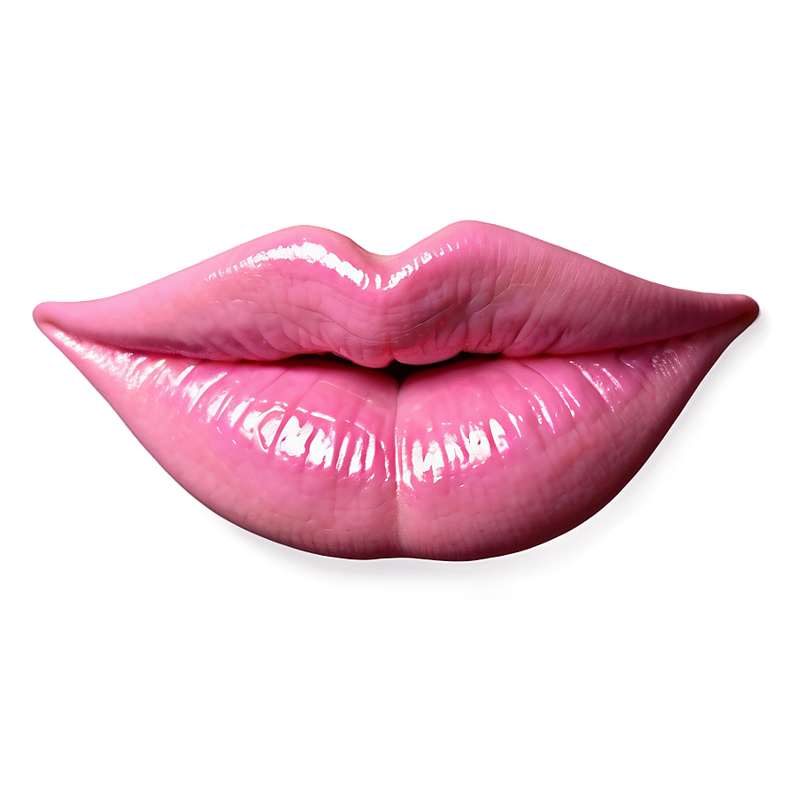 Realistic Pink Lips Png 16 PNG image