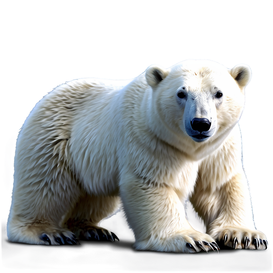 Realistic Polar Bear Png Omu PNG image