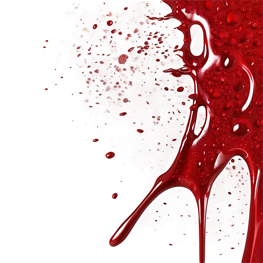 Realistic Red Blood Splatter Png Mqd82 PNG image