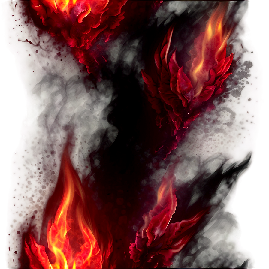 Realistic Red Fire Image Png 68 PNG image