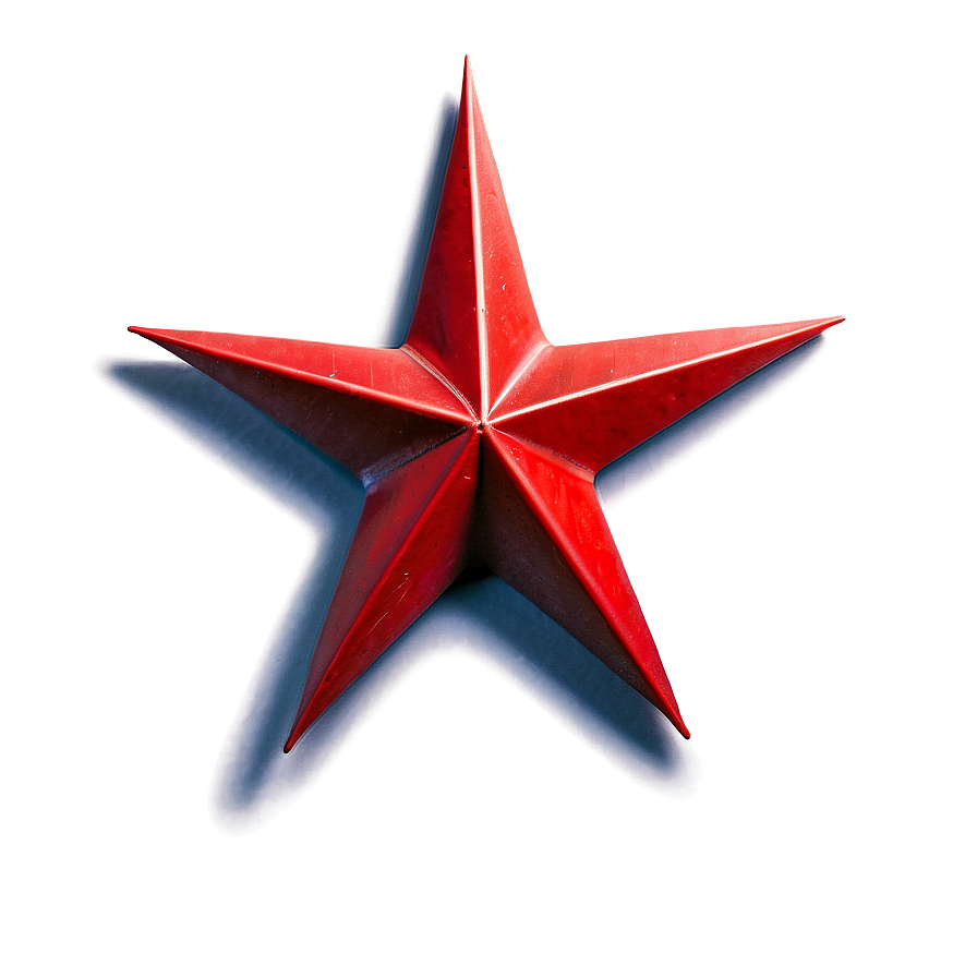 Realistic Red Star Png Huw93 PNG image