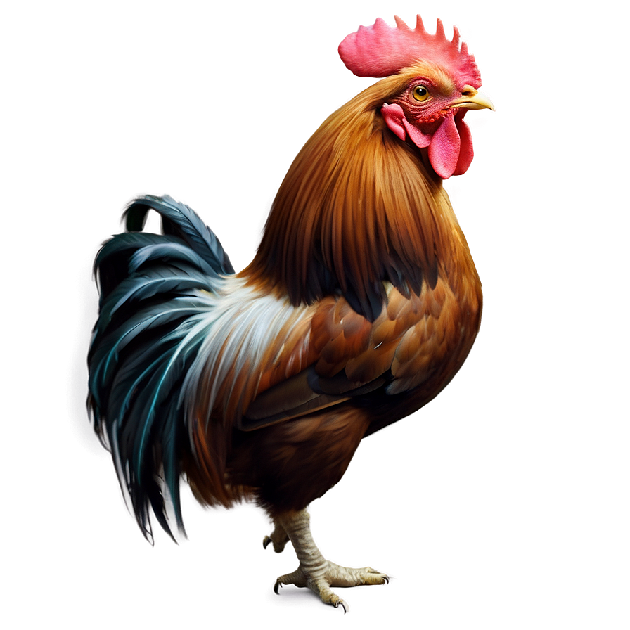 Realistic Rooster Drawing Png 05242024 PNG image