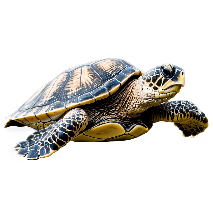 Realistic Sea Turtle Drawing Png 50 PNG image