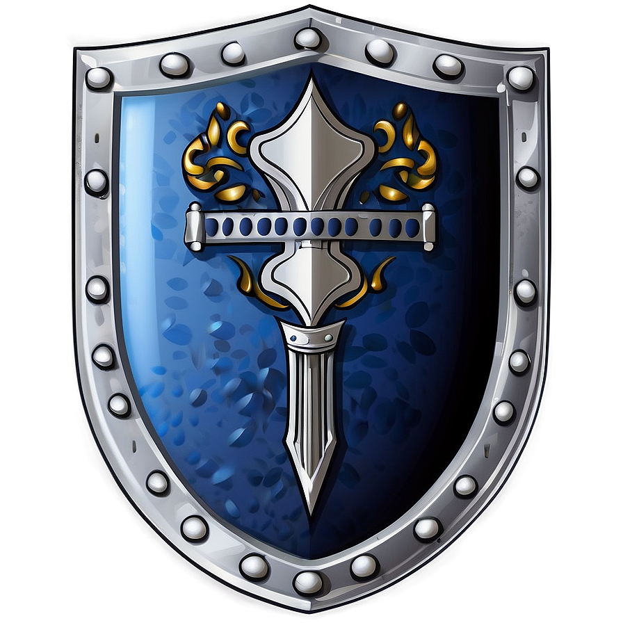 Realistic Shield Vector Png 6 PNG image