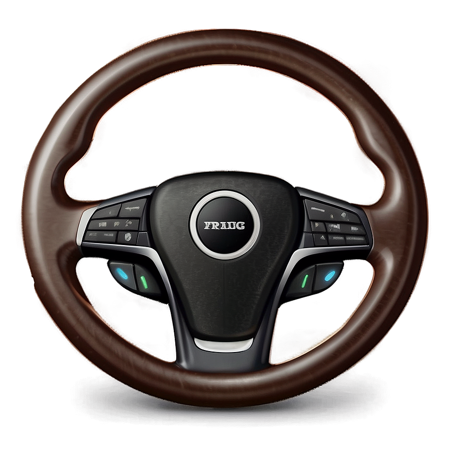Realistic Steering Wheel Illustration Png Hiw15 PNG image