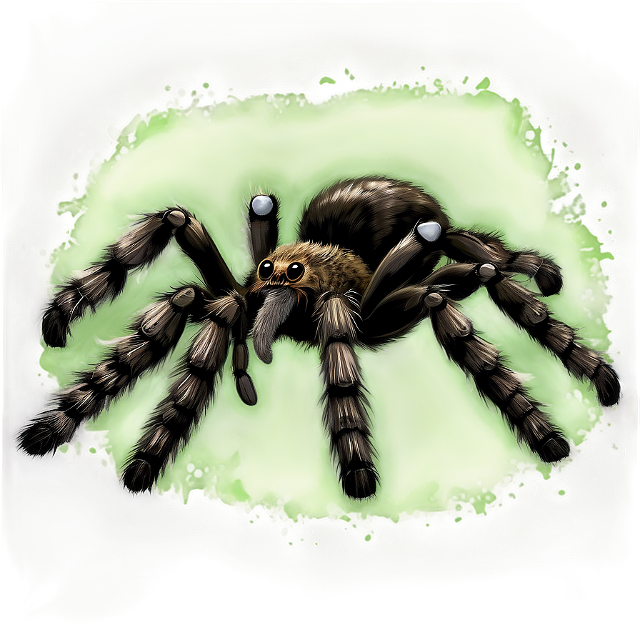 Realistic Tarantula Illustration Png 06132024 PNG image