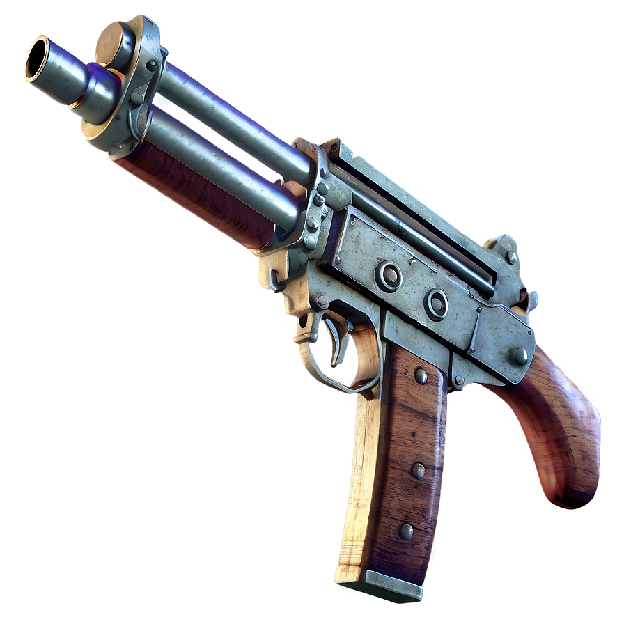 Realistic Tommy Gun Render Png 49 PNG image