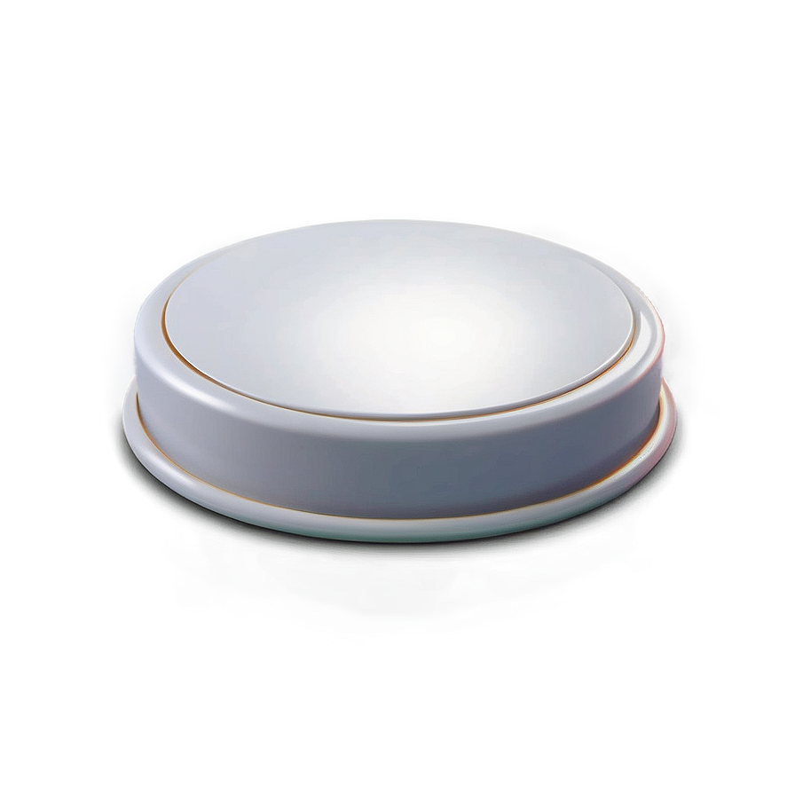 Realistic White Button Png 99 PNG image