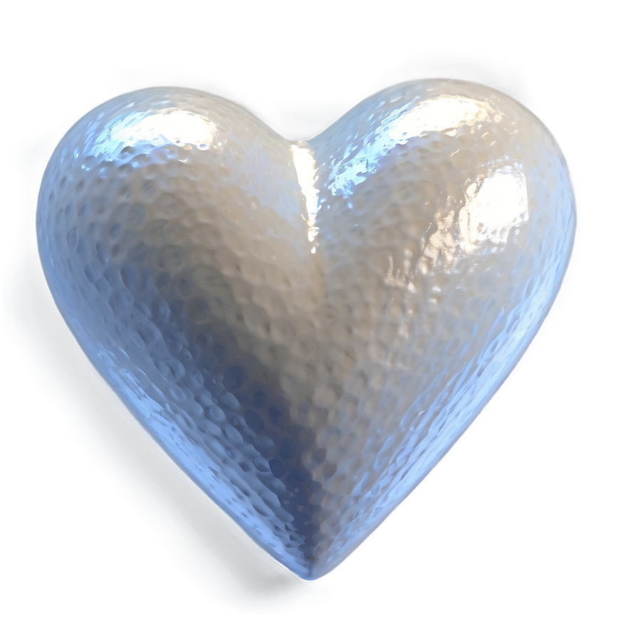 Realistic White Hearts Png Bke65 PNG image