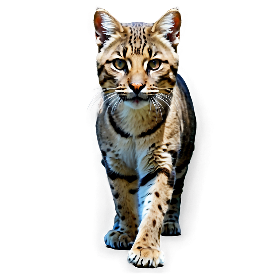 Realistic Wildcat Portrait Png 06132024 PNG image