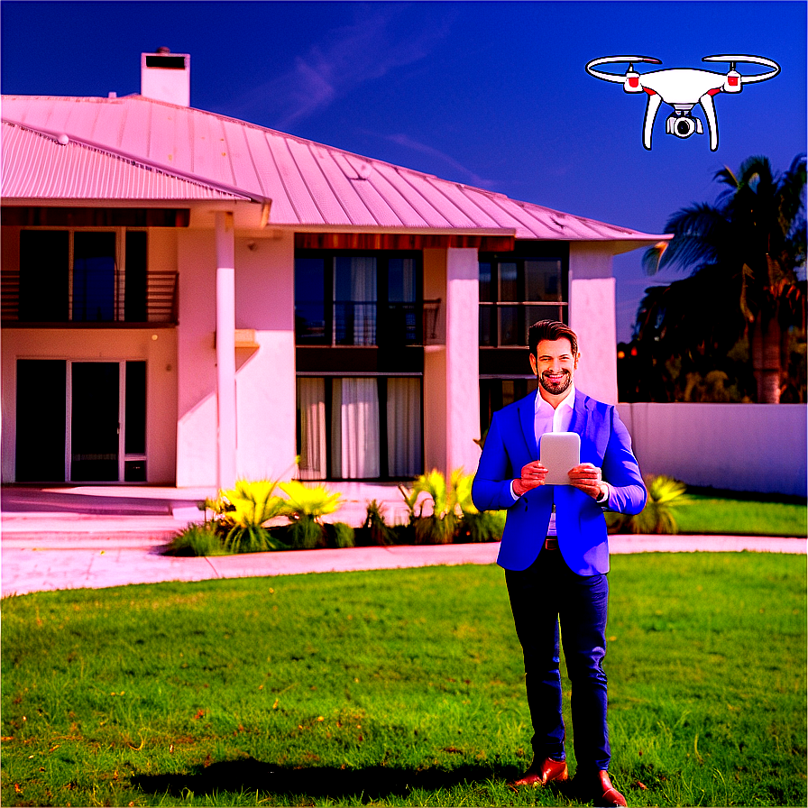 Realtor With Drone Photography Png Vjw PNG image