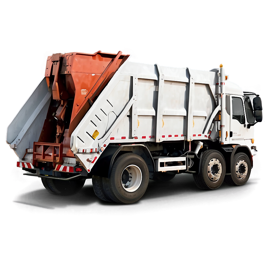 Rear View Garbage Truck Png Sgb PNG image