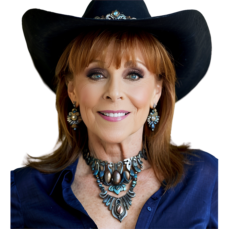 Reba Mcentire In Cowboy Hat Png 06252024 PNG image