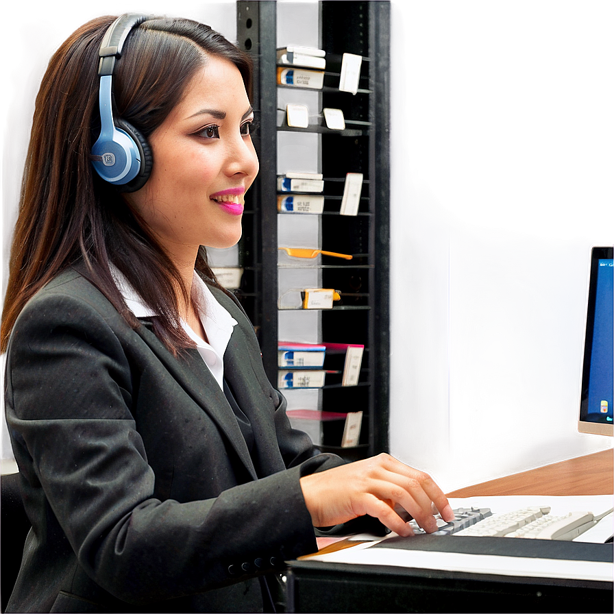 Receptionist A PNG image