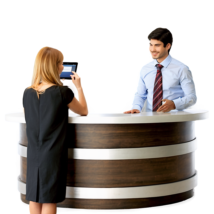 Receptionist And Booking System Png 06272024 PNG image