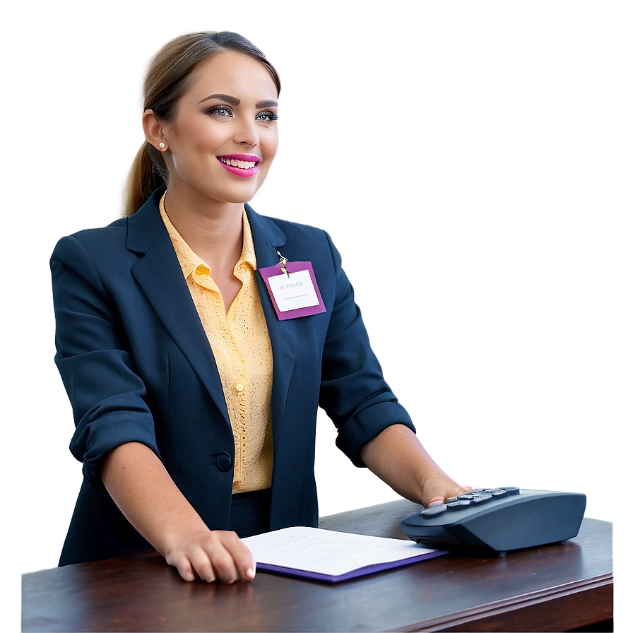 Receptionist Coordinating Event Png 06272024 PNG image