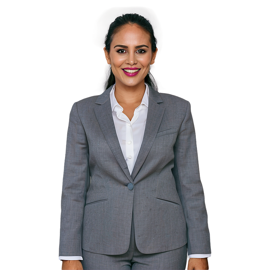 Receptionist In Business Attire Png 06272024 PNG image