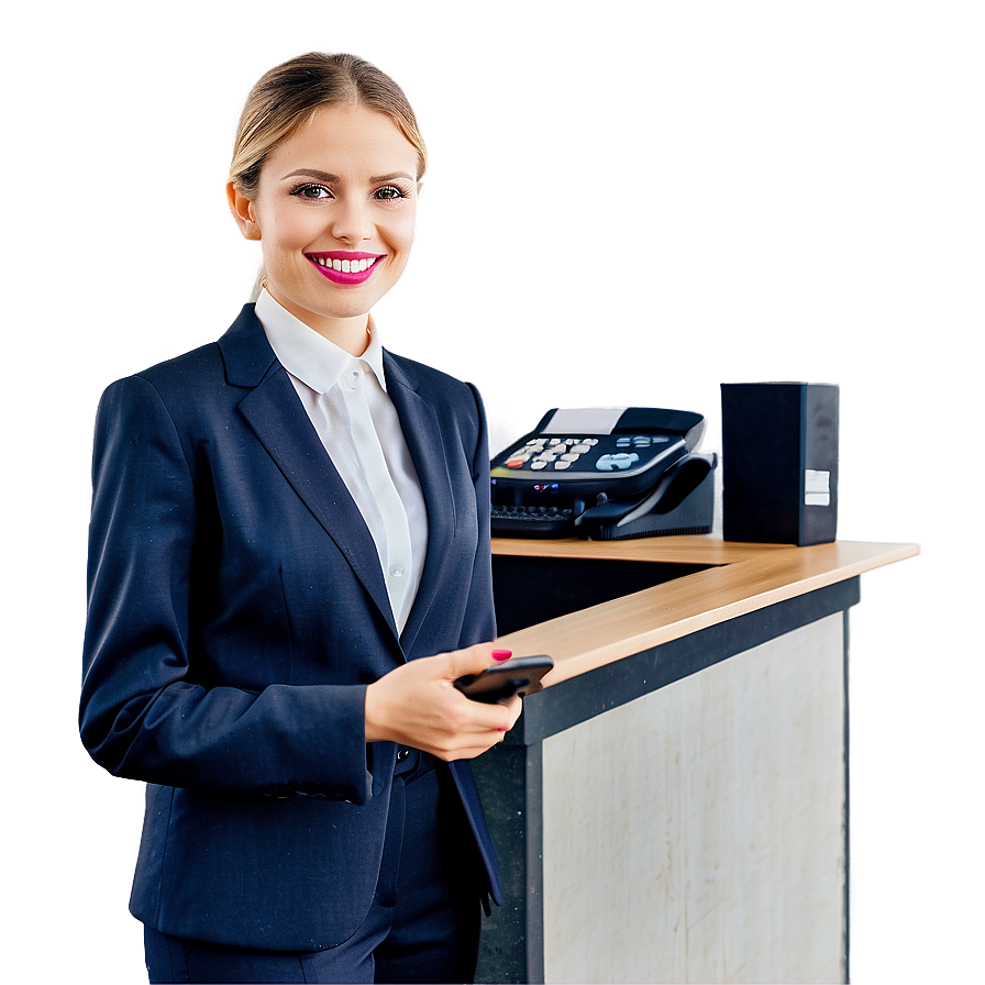 Receptionist In Conference Room Png 52 PNG image