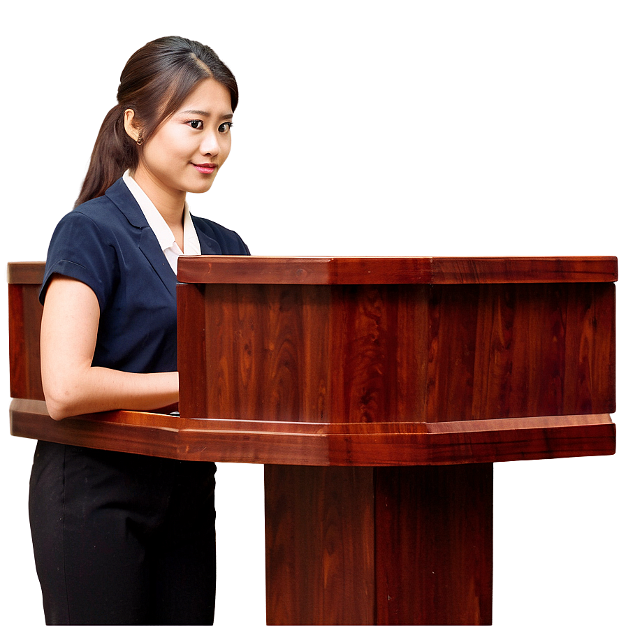 Receptionist With Clipboard Png Dtp PNG image