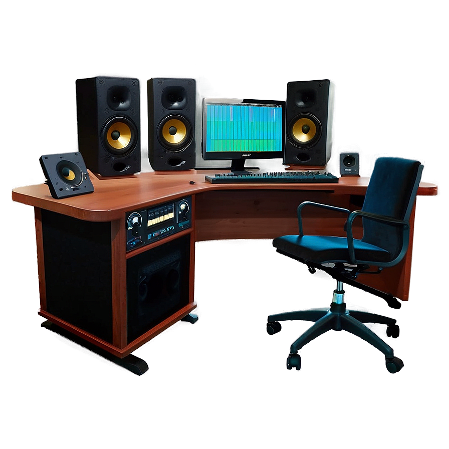 Recording Studio Producer Desk Png 86 PNG image