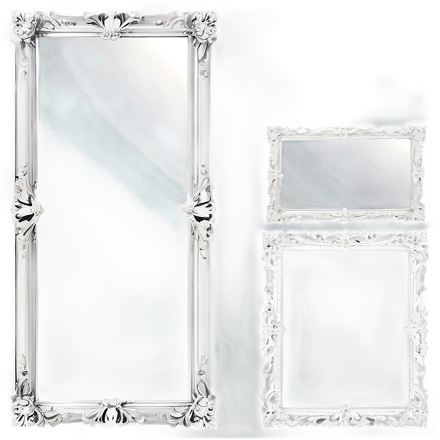 Rectangular Mirror Frame Png Ric PNG image