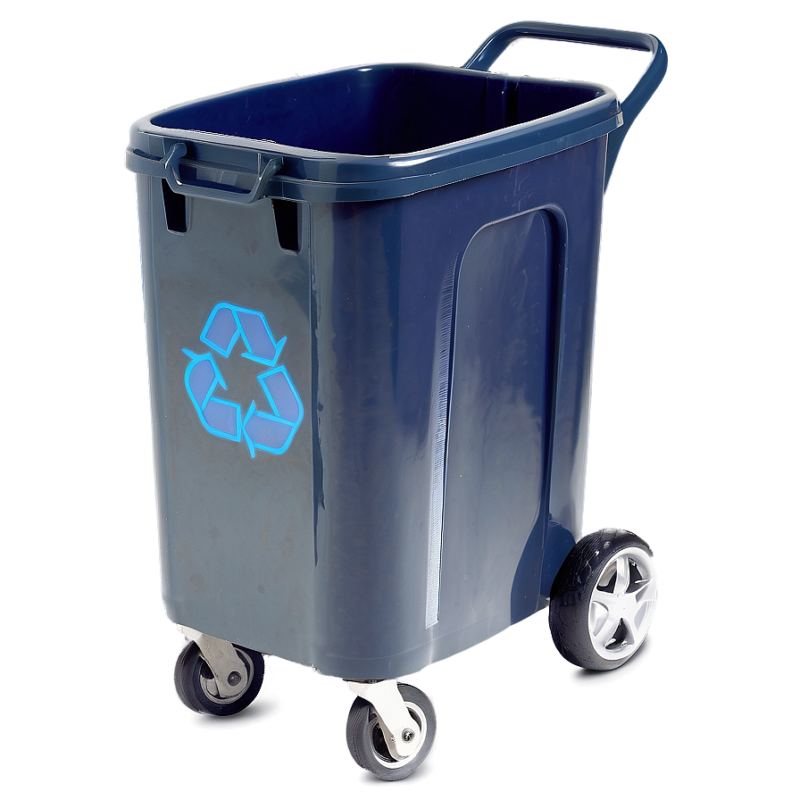 Recycle Bin With Wheels Png 06132024 PNG image