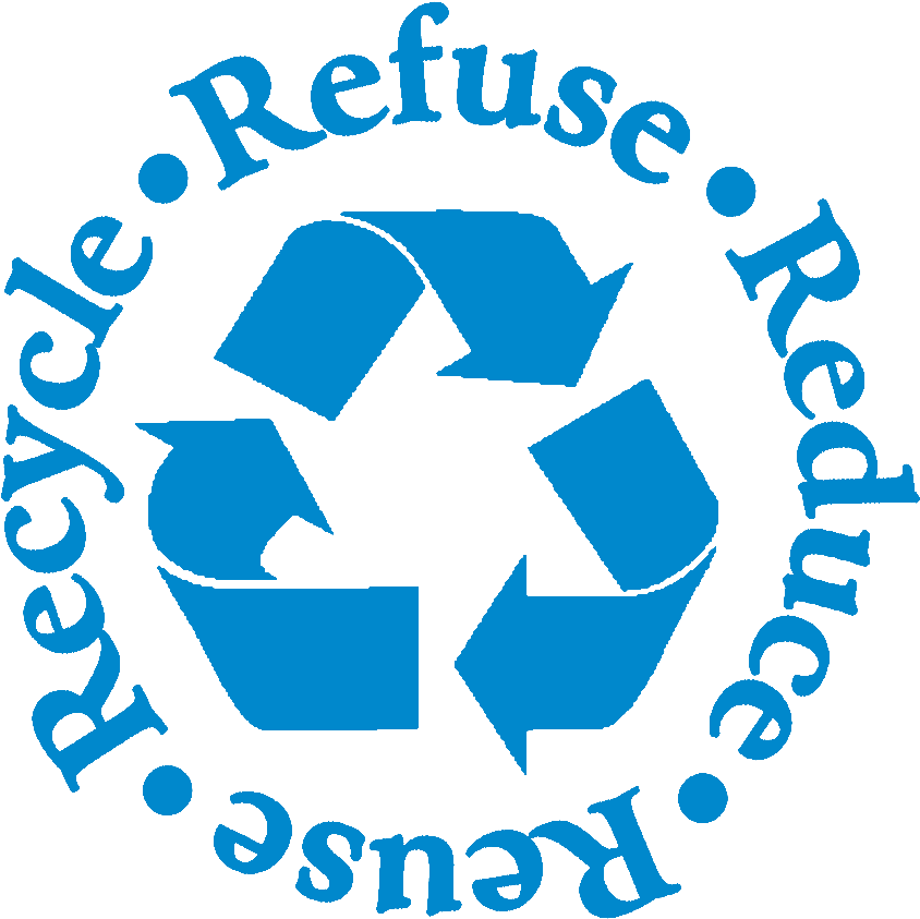 Recycle Reduce Reuse Refuse Concept PNG image