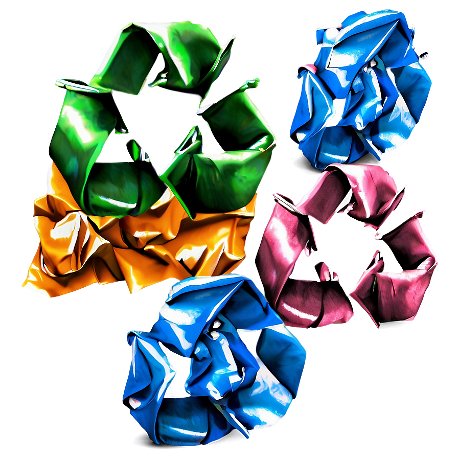 Recycled Crumpled Paper Png 05242024 PNG image