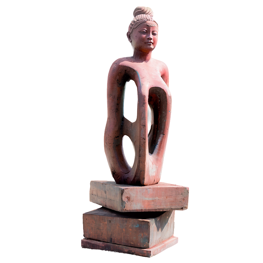 Recycled Material Statue Png Ywd61 PNG image