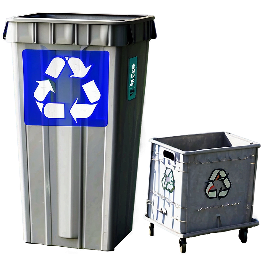 Recycling Bin For Metals Png 06212024 PNG image