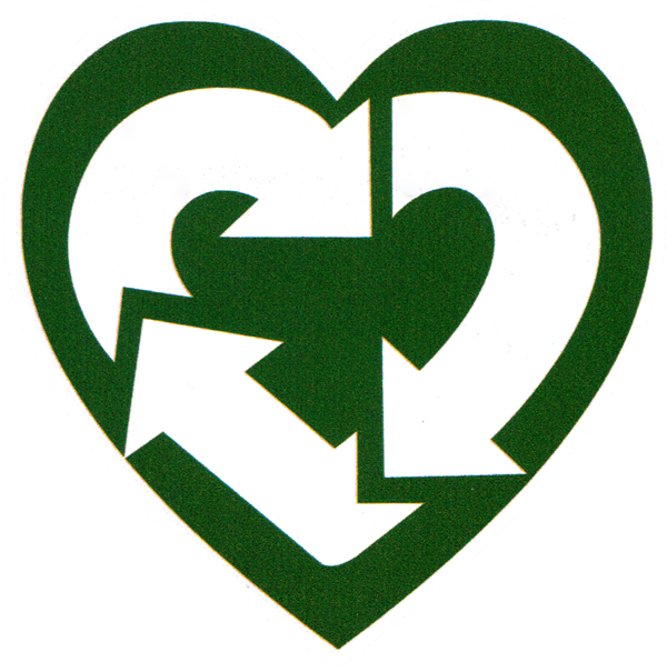 Recycling Heart Logo PNG image