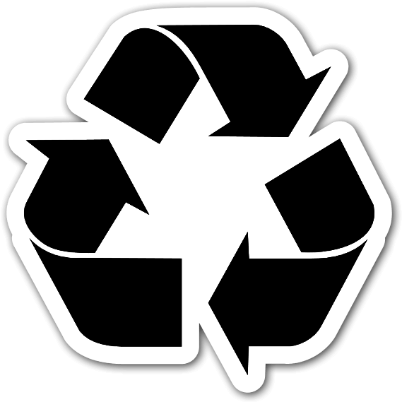 Recycling Symbol Graphic PNG image