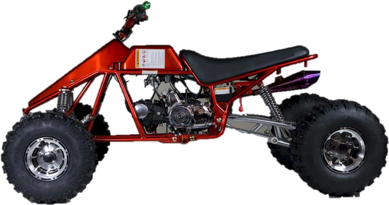 Red A T V Offroad Vehicle PNG image