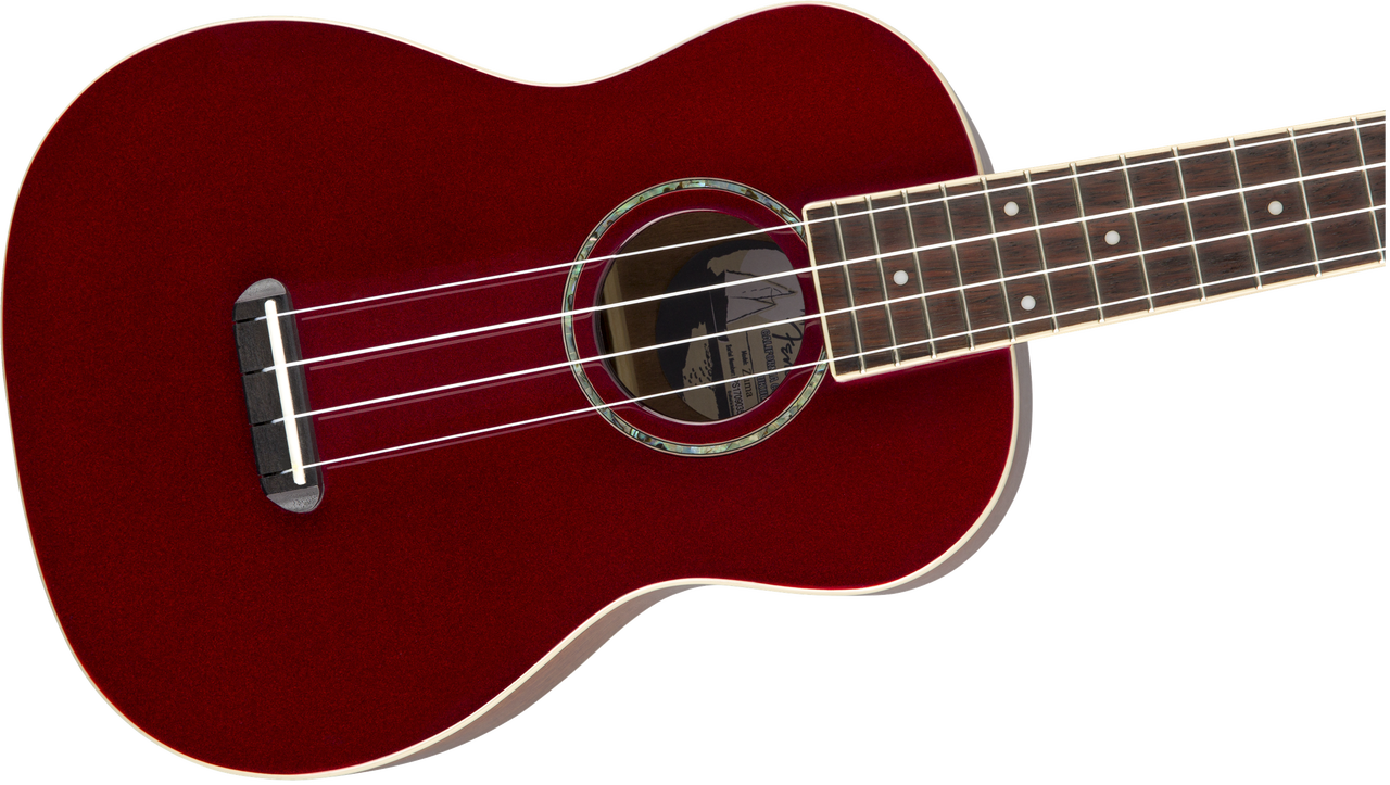 Red Acoustic Guitar Transparent Background PNG image