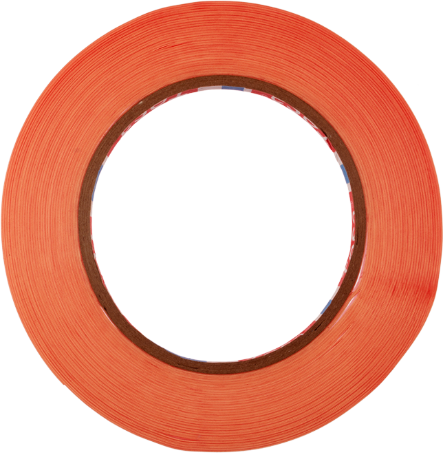 Red Adhesive Tape Roll PNG image