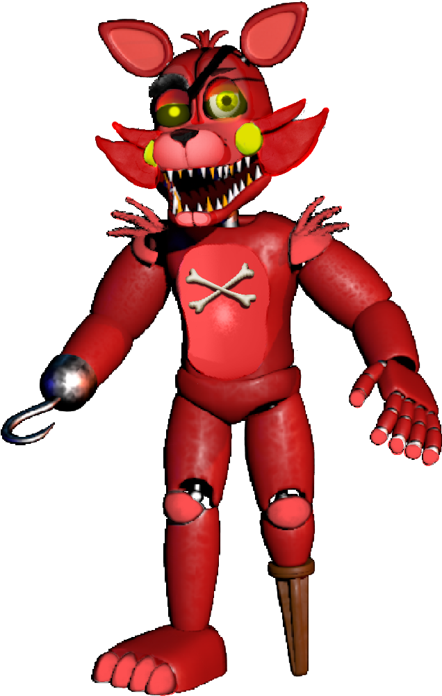 Red Animatronic Figure PNG image