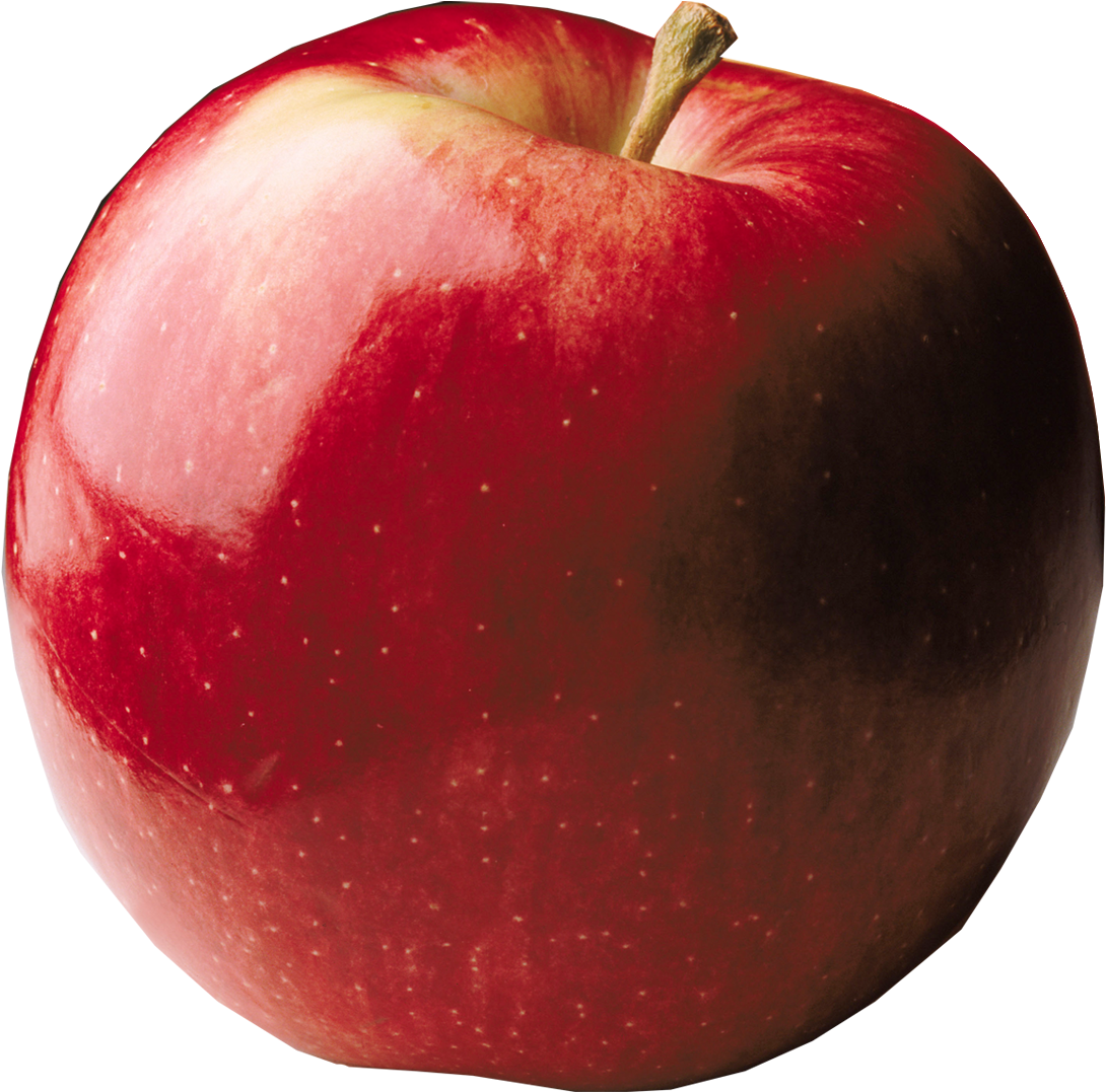Red Apple Closeup Image PNG image